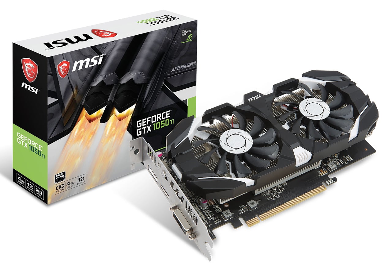 GeForce GTX 1050 Ti 4GT OCV1 | MSI グラフィックボード GeForce GTX