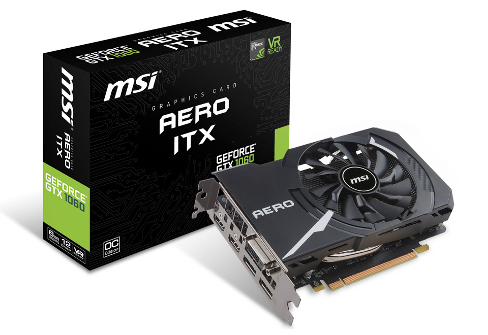 MSI AERO ITX GeForce GTX1060 6GB 2枚 - PCパーツ