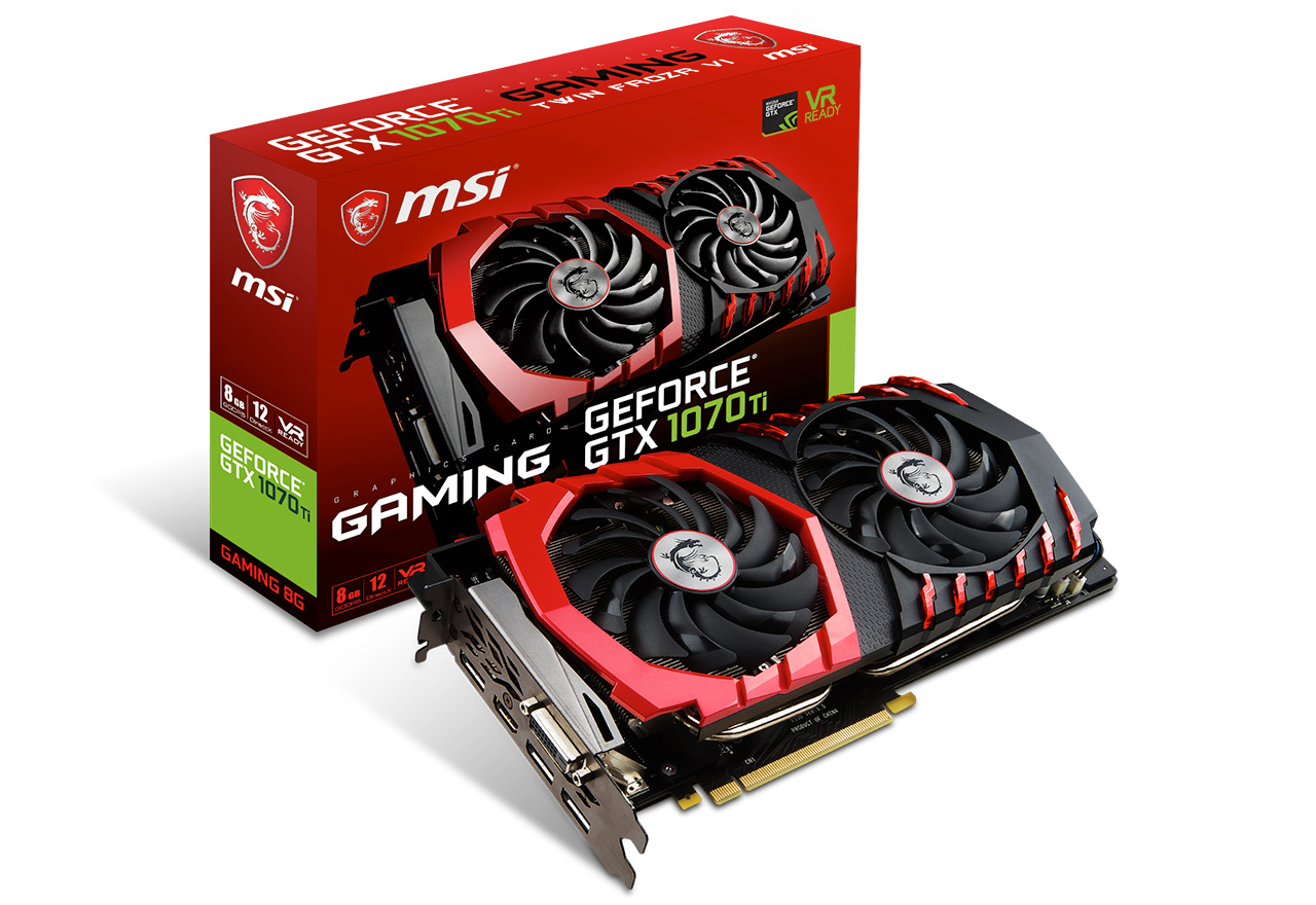 GeForce GTX 1070 Ti GAMING 8G | MSI グラフィックボード GeForce GTX ...