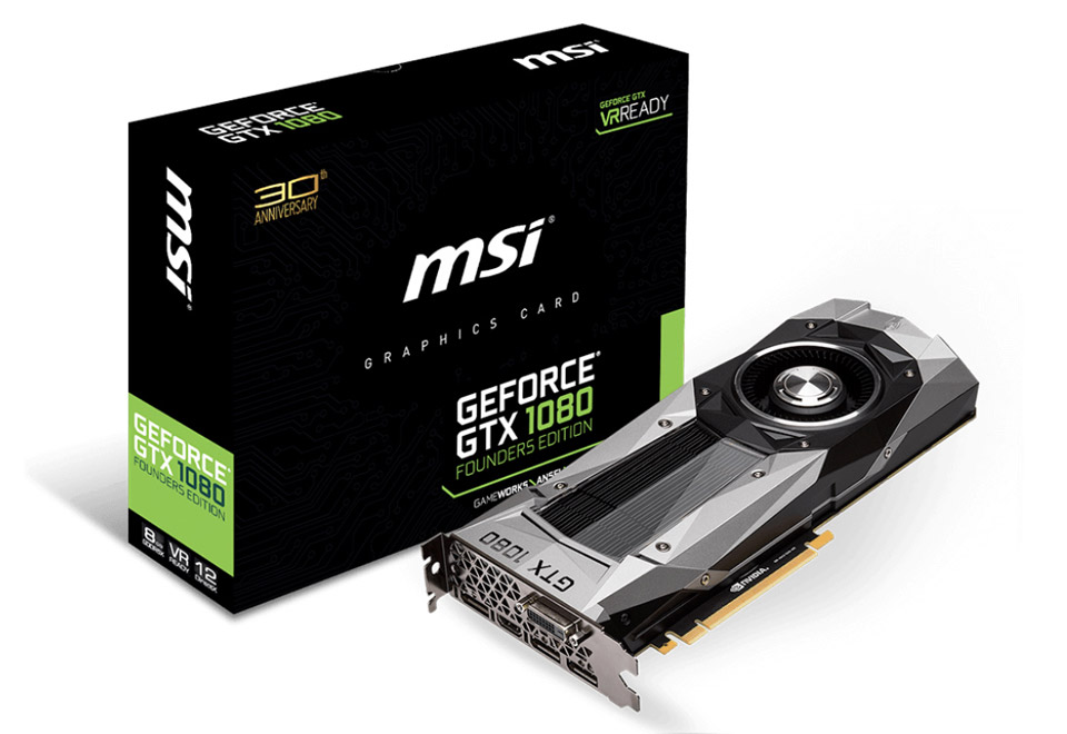 GeForce GTX 1080 Founders Edition | MSI グラフィックボード GeForce