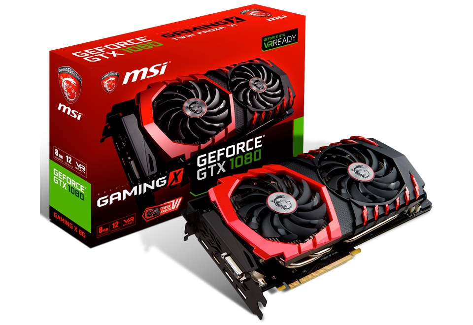 GeForce GTX 1080 GAMING X 8G | MSI グラフィックボード GeForce GTX