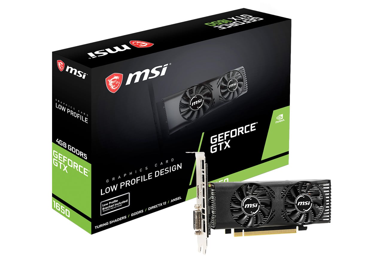 GeForce GTX 1650 4GT LP | MSI グラフィックボード GeForce GTX 1650 