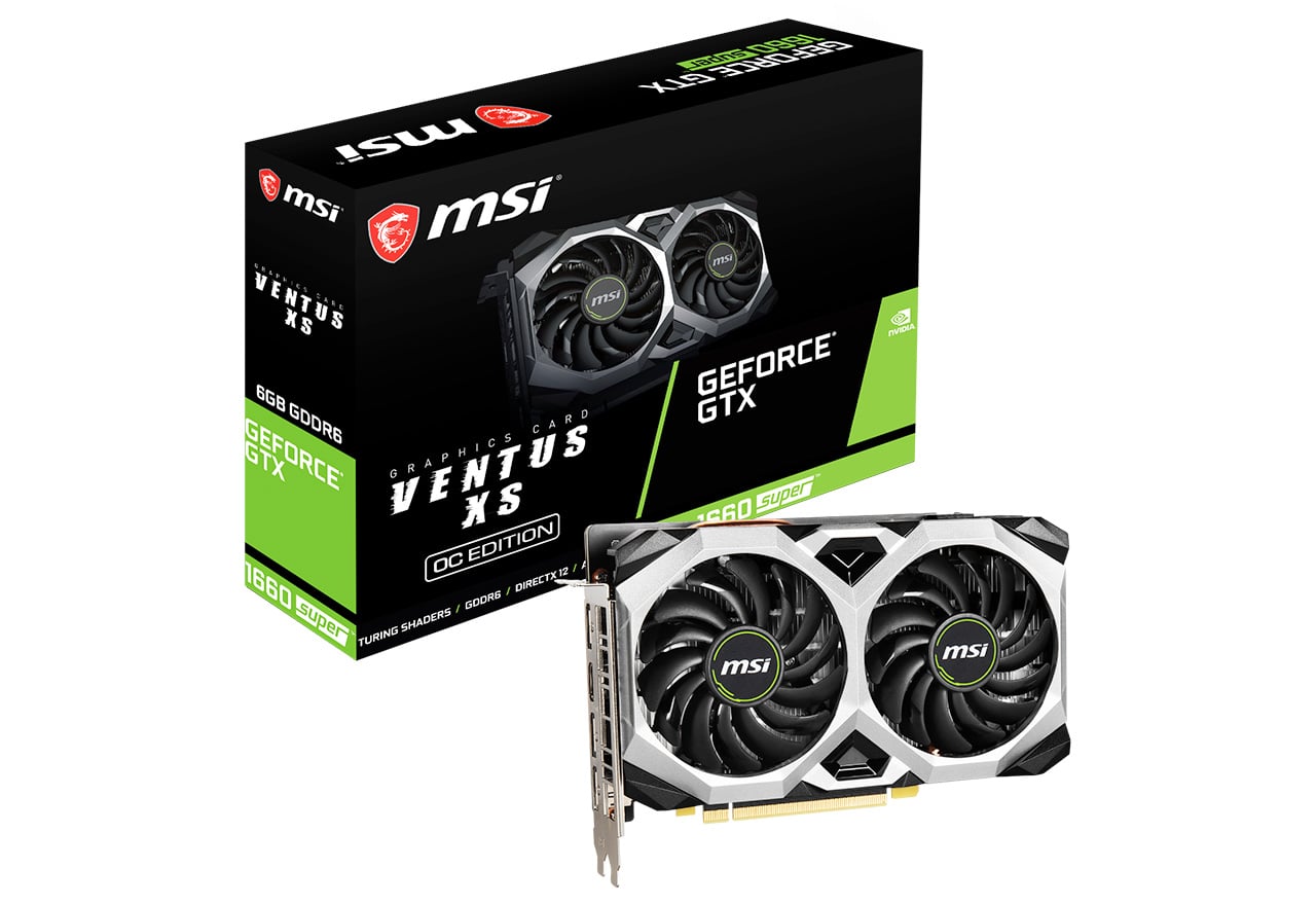 GeForce GTX 1660 SUPER VENTUS XS OC | MSI グラフィックボード ...