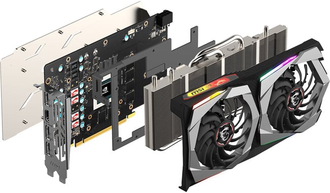 MSI Geforce GTX1660ti gamingX （本体のみ）