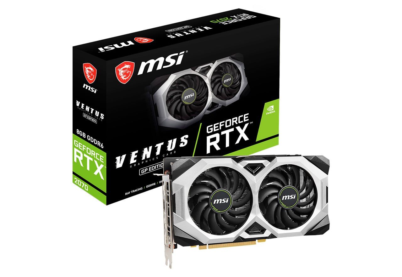 GeForce RTX 2070 VENTUS GP | MSI グラフィックボード GeForce RTX 