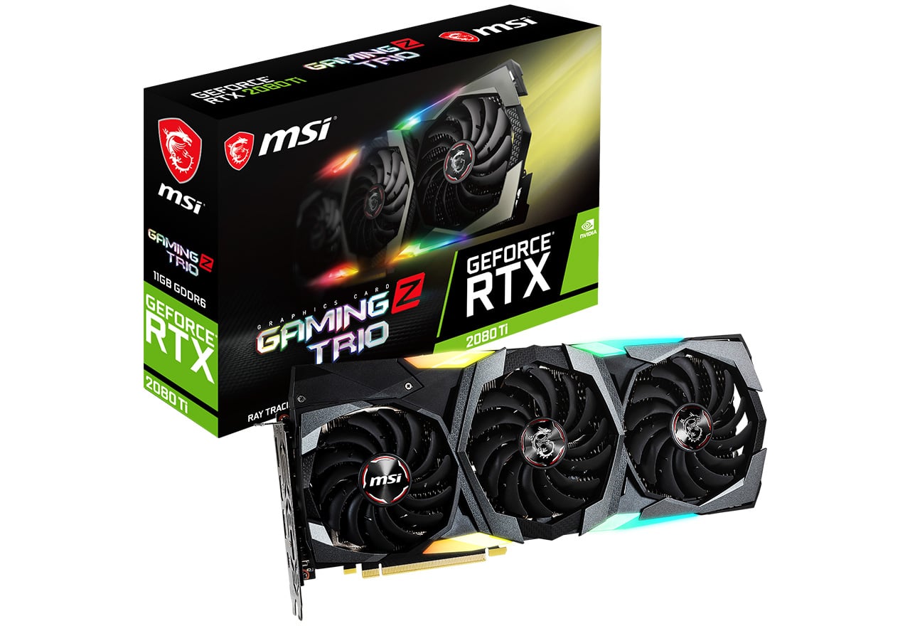 NVIDIA RTX 2080 Ti MSI 動作確認済み