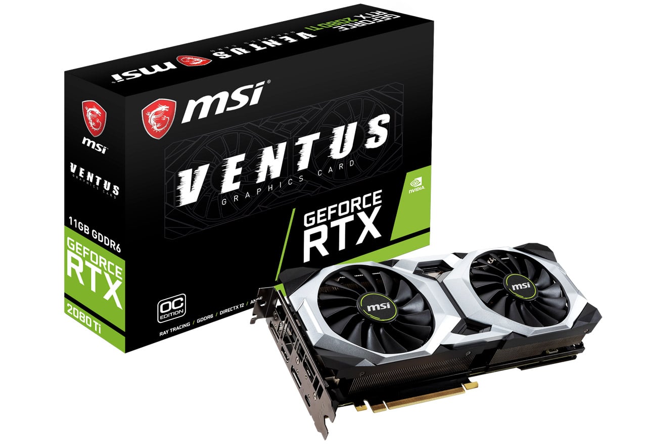 GeForce RTX 2080 Ti VENTUS 11G OC | MSI グラフィックボード GeForce ...