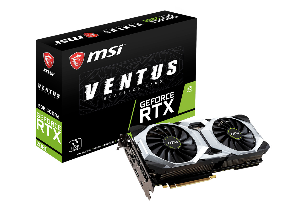 GeForce RTX 2080 VENTUS 8G | MSI グラフィックボード GeForce RTX