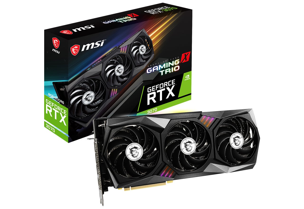 GeForce RTX 3070 GAMING X TRIO | MSI グラフィックボード GeForce 