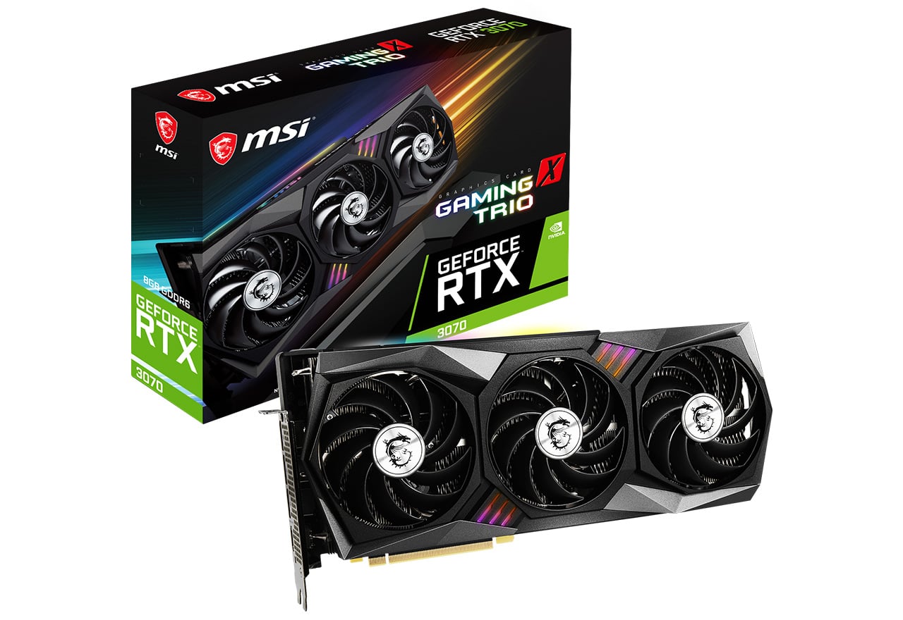 MSIグラボ GeForce RTX 3070 GAMING X TRIO