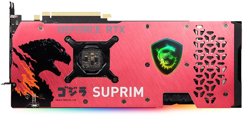 MSI GeForce RTX 3070 SUPRIM SE 8G LHR x GODZILLA 数量限定ゴジラ 