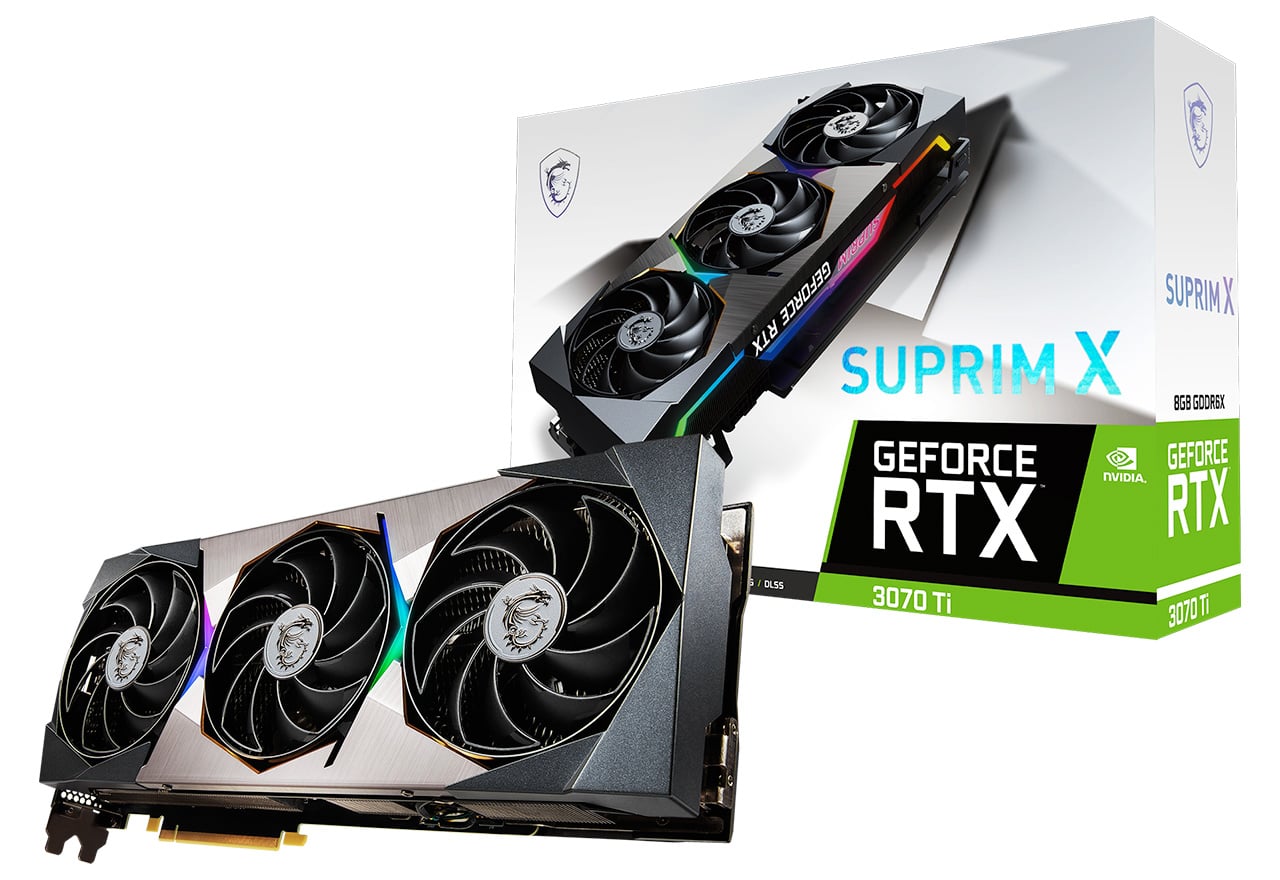 GeForce RTX 3070 Ti SUPRIM X 8G | MSI グラフィックボード GeForce