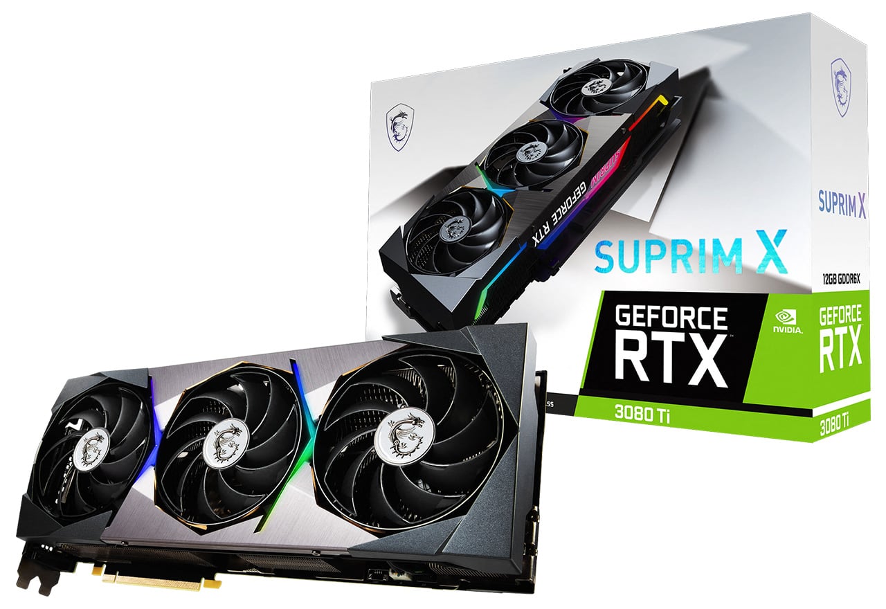 GeForce RTX 3080 Ti SUPRIM X 12G | MSI グラフィックボード GeForce