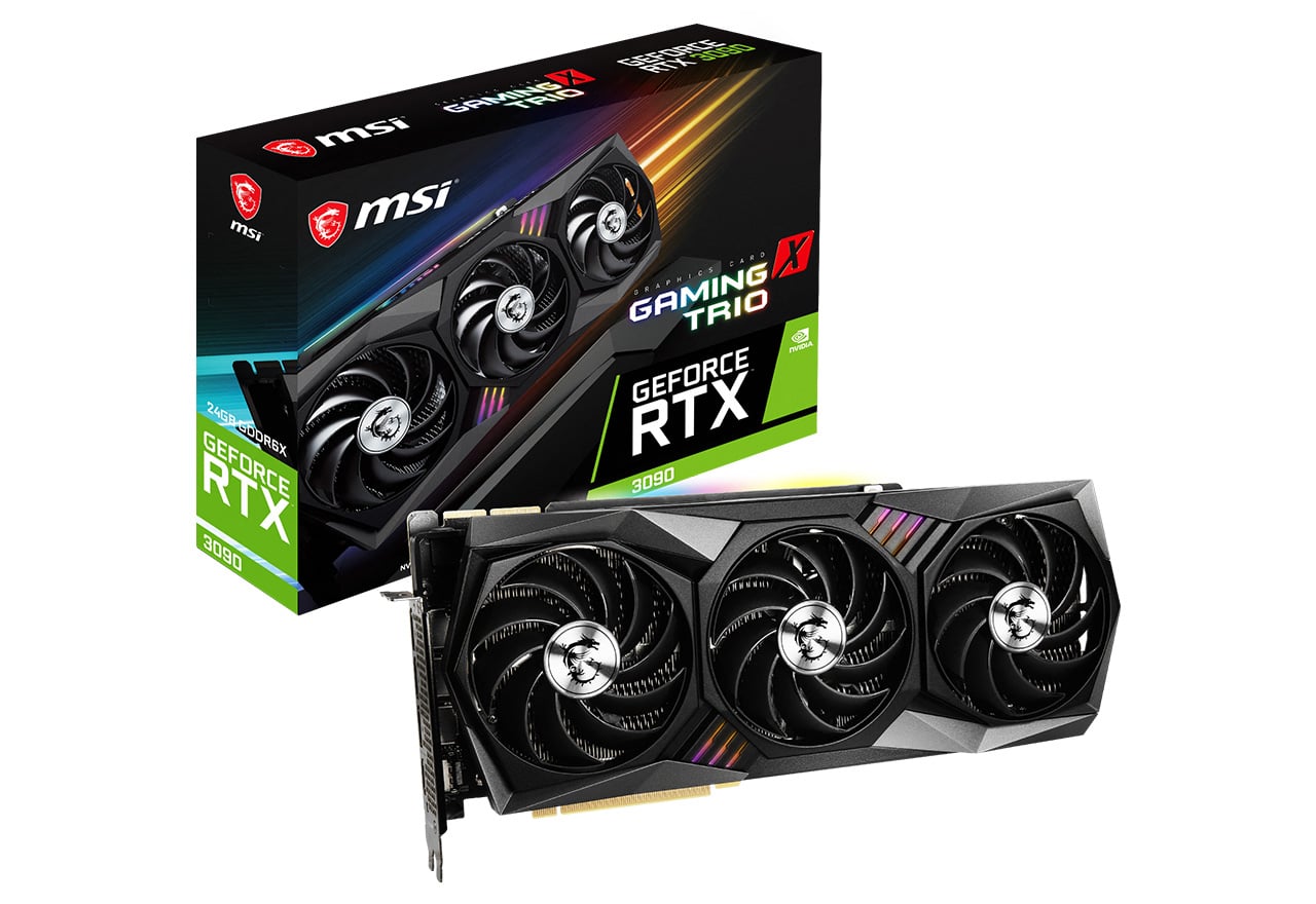 GeForce RTX 3090 GAMING X TRIO 24G | MSI グラフィックボード ...