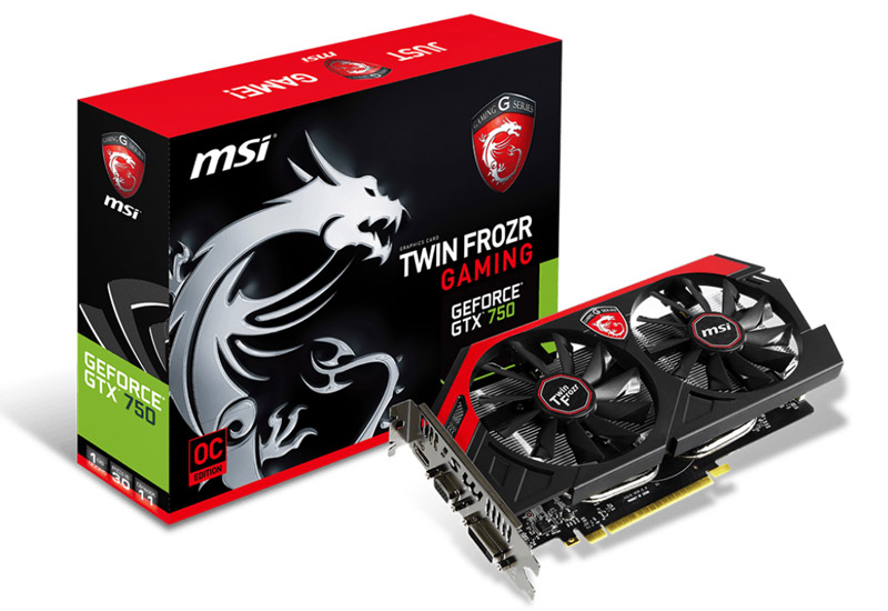 MSI GeForce GTX750  1GB