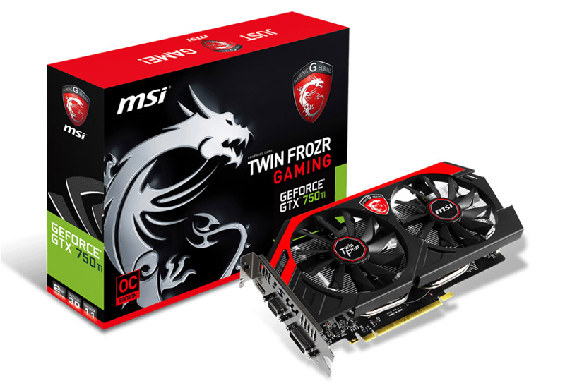 MSI GeForce GTX 750Ti 搭載グラフィックボード