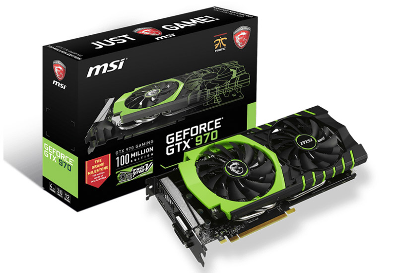 GTX 970 GAMING 100ME | MSI グラフィックボード GeForce GTX 970 ...