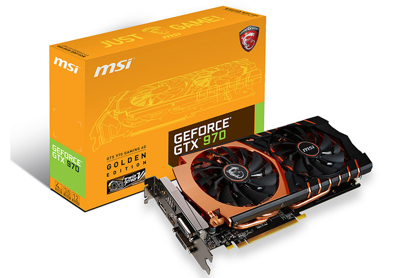 GTX 970 GAMING 4G Golden Edition | MSI グラフィックボード GeForce ...