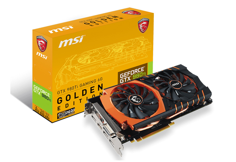 GTX 980TI GAMING 6G GOLDEN EDITION | MSI グラフィックボード ...