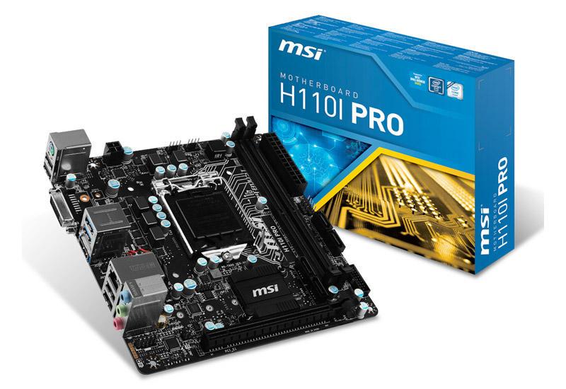 動作未確認 MSI H110I PRO メモリセット