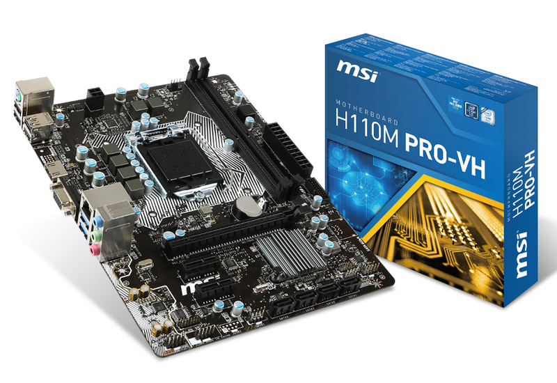 MSI H110MPROマザーボード　CPUセット