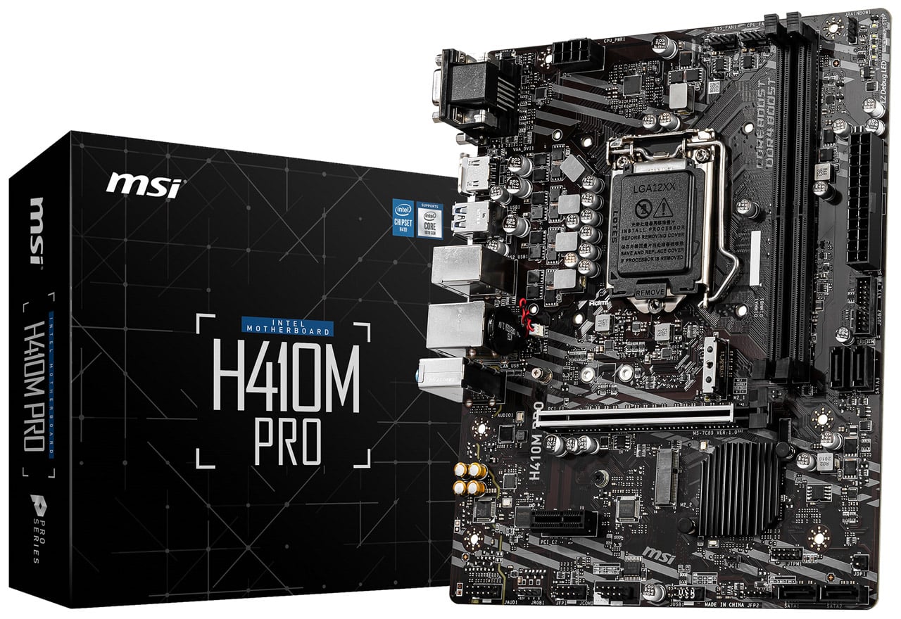 H410M PRO | MSI マザーボード Intel H410チップセット | 株式会社アスク