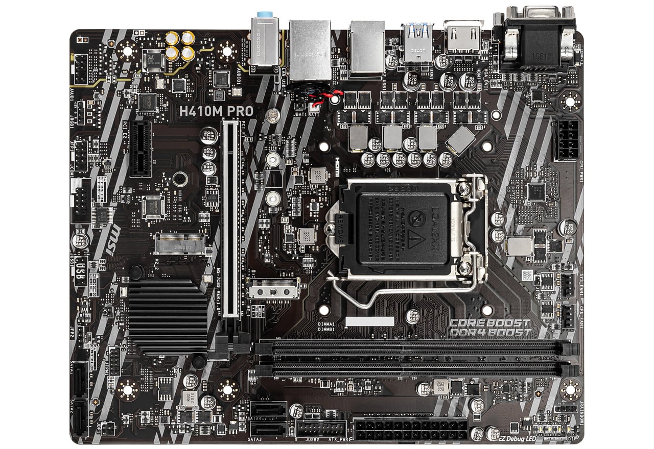 H410M PRO | MSI マザーボード Intel H410チップセット | 株式会社アスク