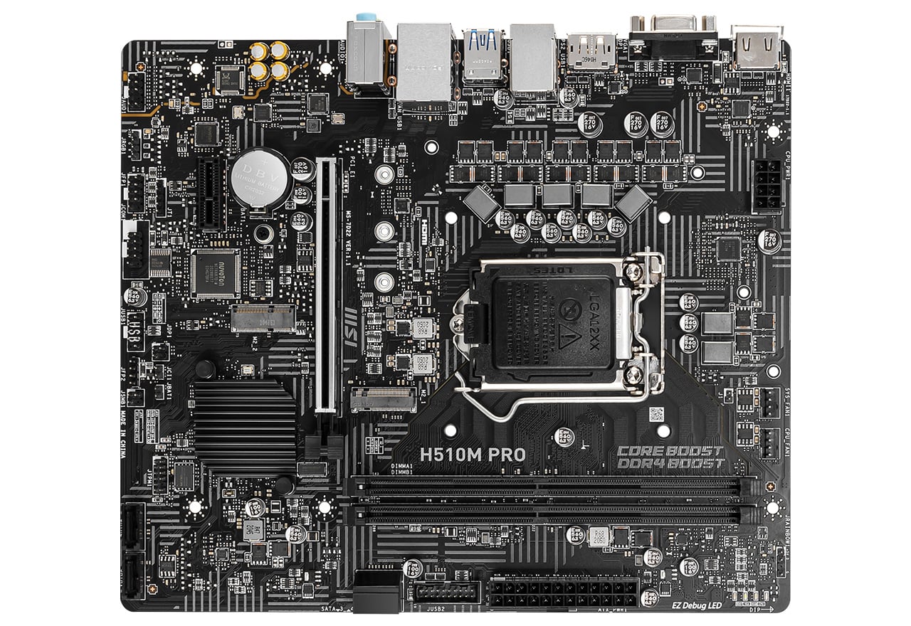 H510M PRO | MSI マザーボード Intel H510チップセット | 株式会社アスク