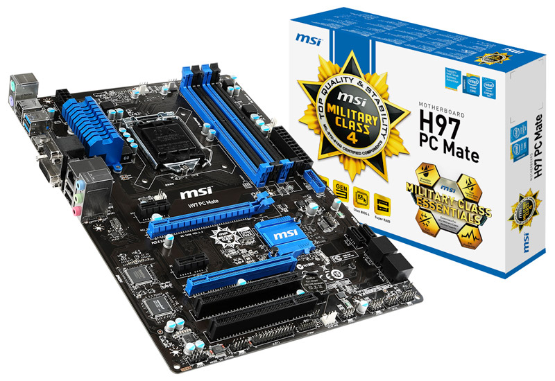 H97 PC Mate | MSI マザーボード Intel H97チップセット | 株式会社アスク