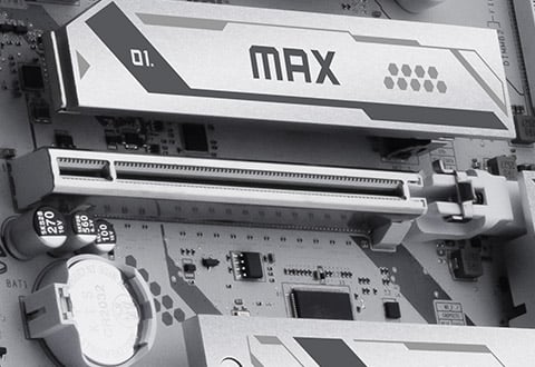 PCI Express 5.0 x16スロットを装備