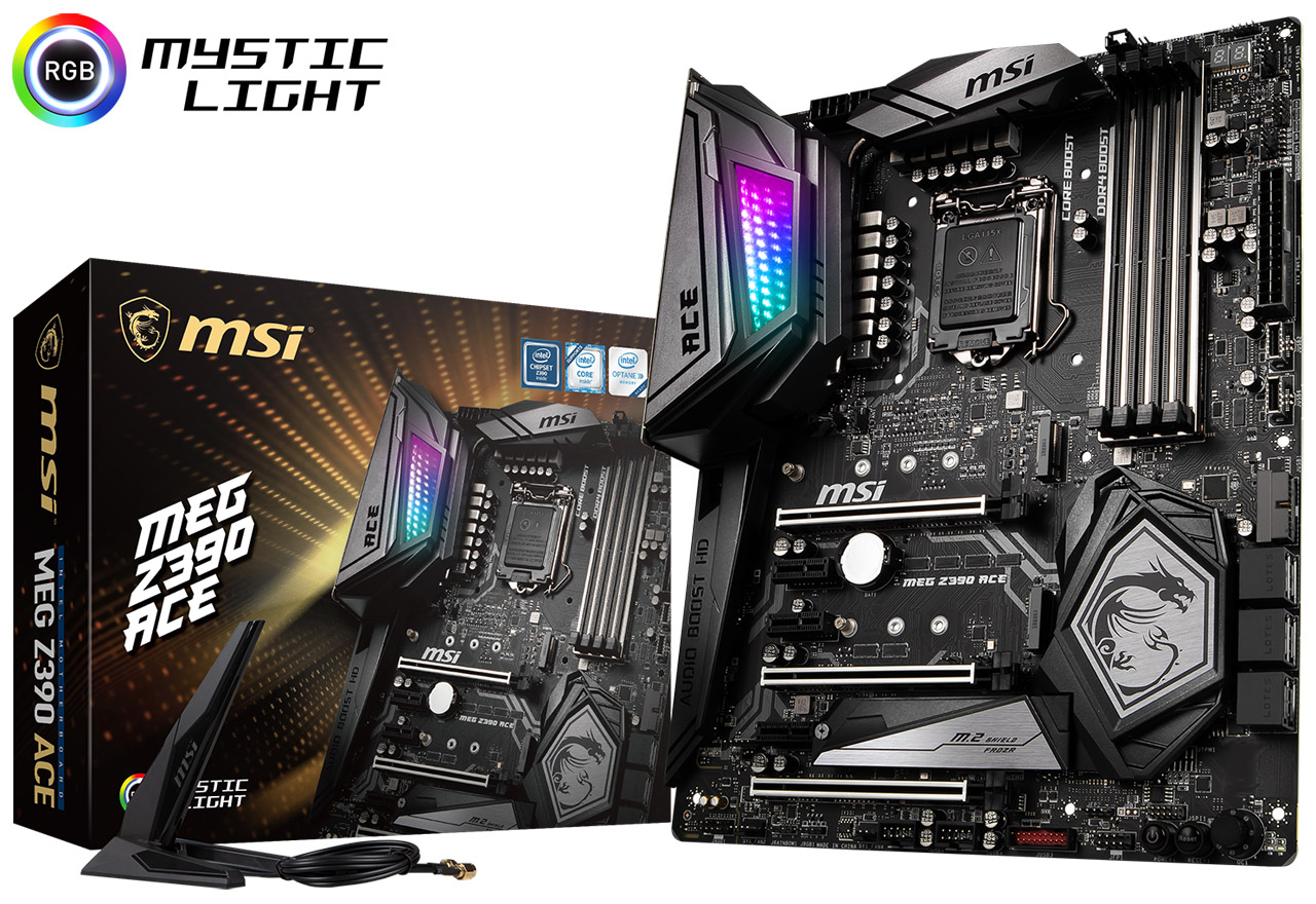 MEG Z390 ACE | MSI マザーボード Intel Z390チップセット | 株式会社