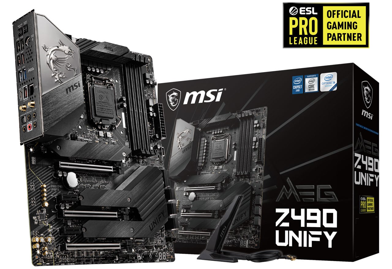 MEG Z490 UNIFY | MSI マザーボード Intel Z490チップセット | 株式 