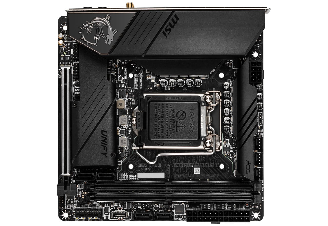MEG Z490I UNIFY | MSI マザーボード Intel Z490チップセット | 株式