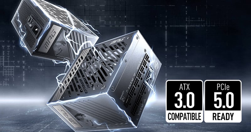 ATX 3.0に準拠、PCI Express 5.0に対応