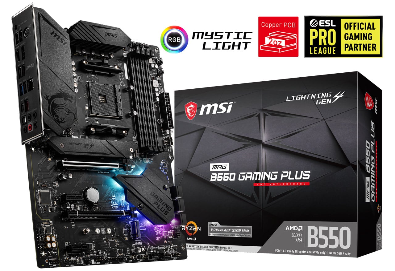 MPG B550 GAMING PLUS | MSI マザーボード AMD B550チップセット
