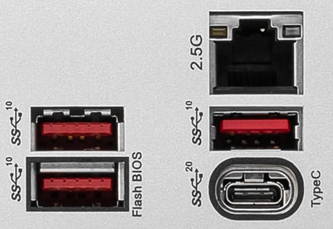 USB 3.2 Gen 2x2 Type-Cポートを搭載