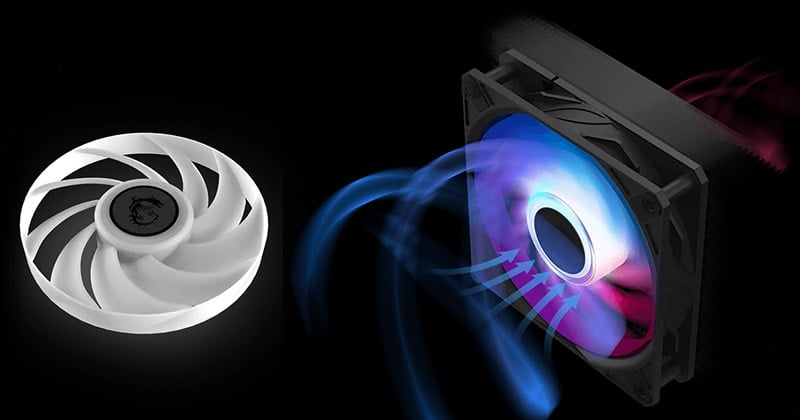 デイジーチェーン接続対応のCycloBlade 9ファンを採用