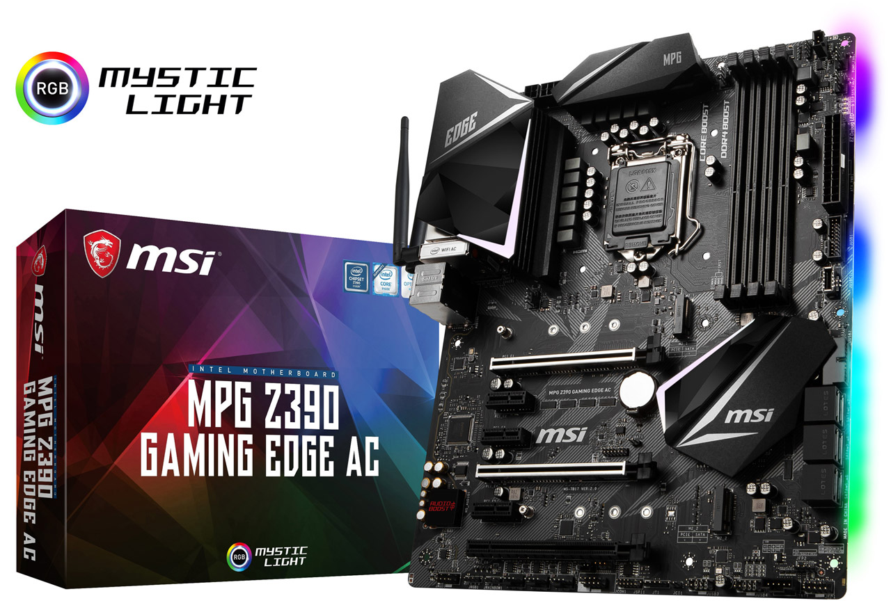 MPG Z390 GAMING EDGE AC | MSI マザーボード Intel Z390チップセット 