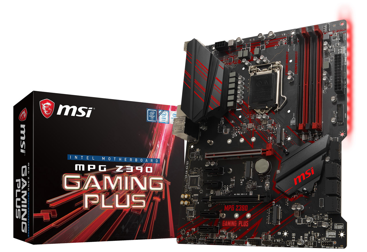 MPG Z390 GAMING PLUS | MSI マザーボード Intel Z390チップセット 