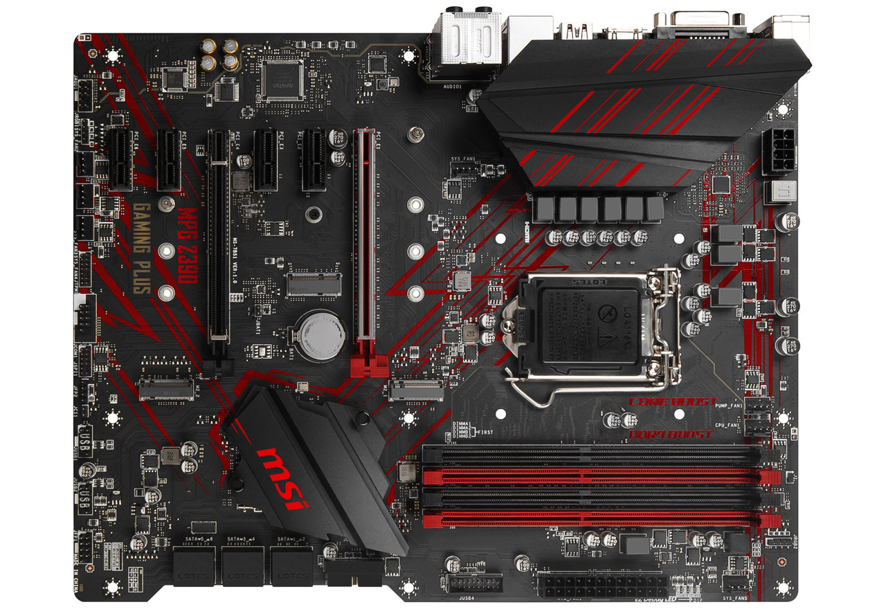 MPG Z390 GAMING PLUS | MSI マザーボード Intel Z390チップセット ...