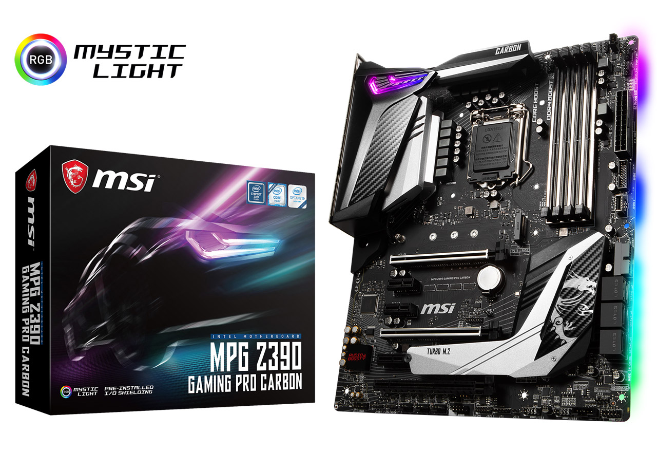 MSI MPG Z390 GAMING PRO CARBON Z390チップセッ