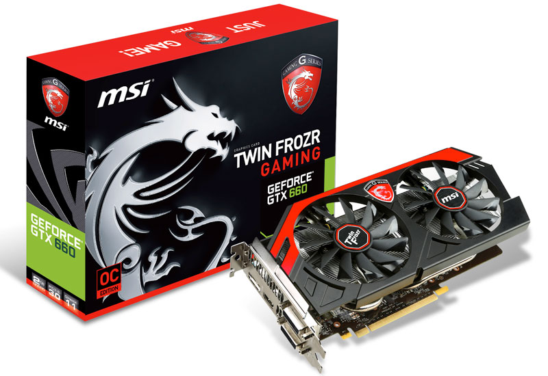 MSI TWIN FROZR 4S GAMING GEFORCE GTX660