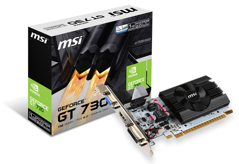 N730K-1GD5LP/OCV1 | MSI グラフィックボード GeForce GT 730 | 株式会社アスク