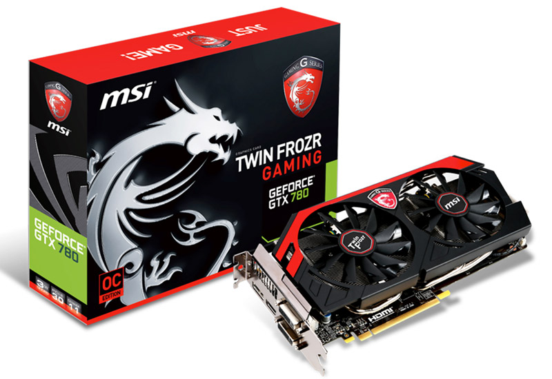 msi nVidia Geforce 780GTX 3GB