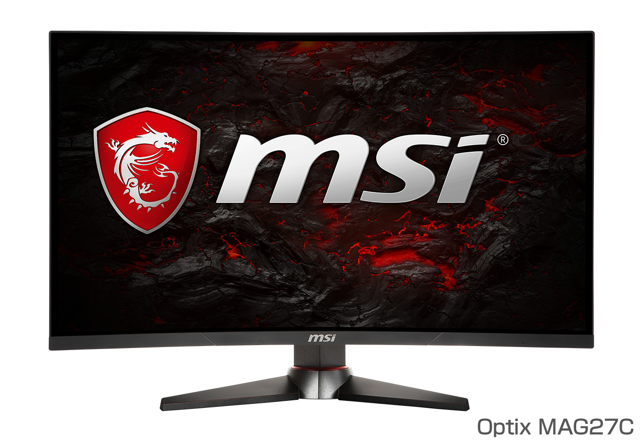 MSI OPTIX MAG24C 湾曲モニター-