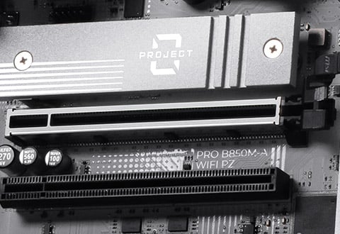 PCI Express 5.0 x16スロットを装備