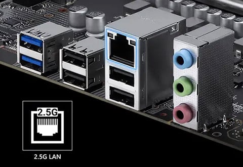 2.5ギガビットLANを搭載