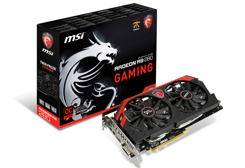 MSI R9 280 GAMING 3G グラフィックスボード 日本正規代理店品