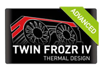 MSIオリジナルファン「Twin Frozr IV Advanced」を採用