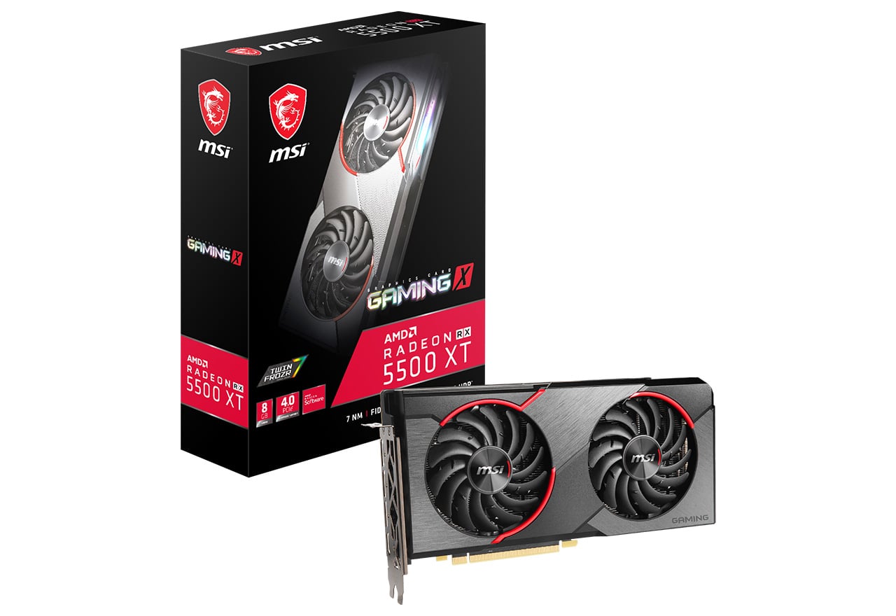 MSI Radeon RX 5500XT GAMING X 8G